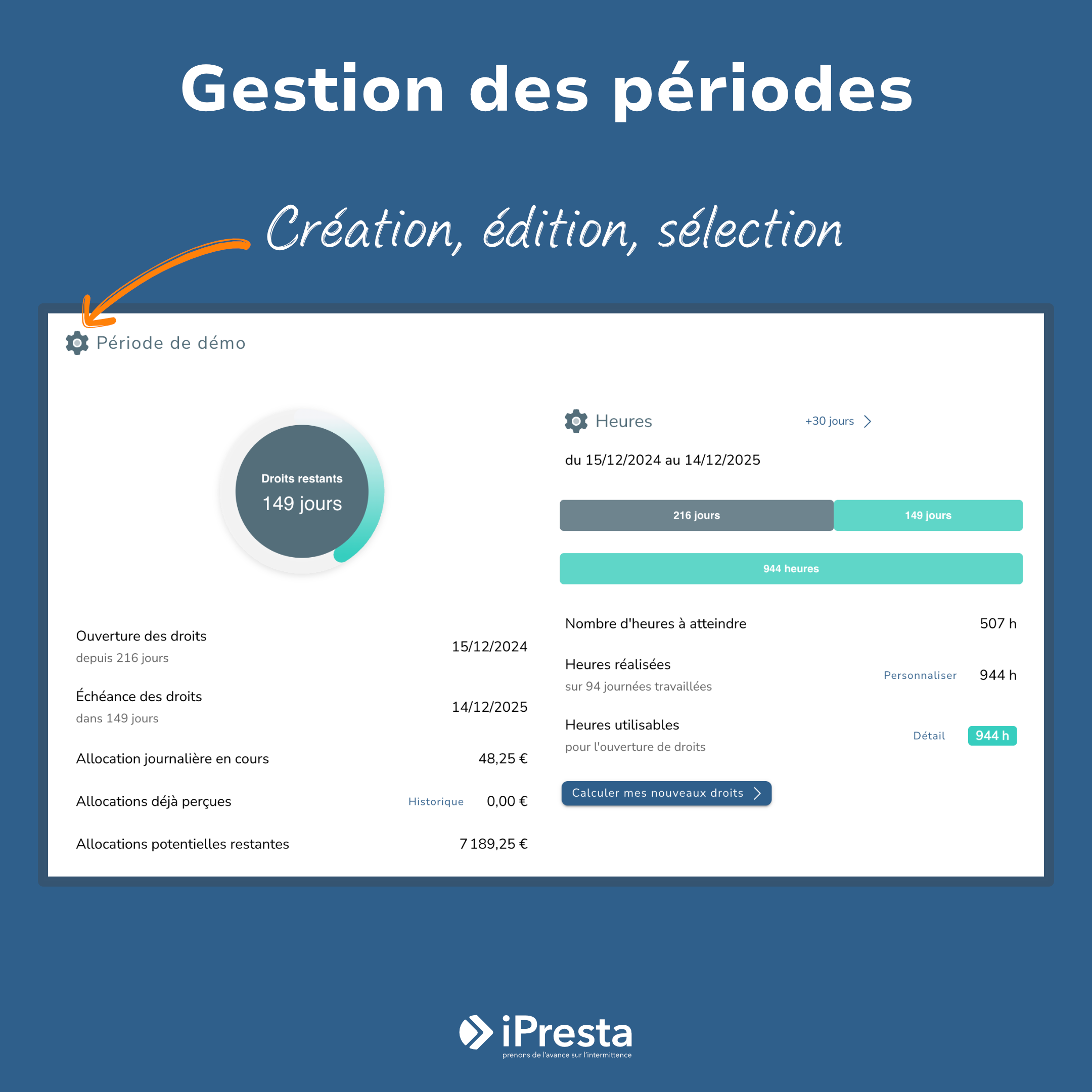 gestion-des-periodes Gestion des périodes