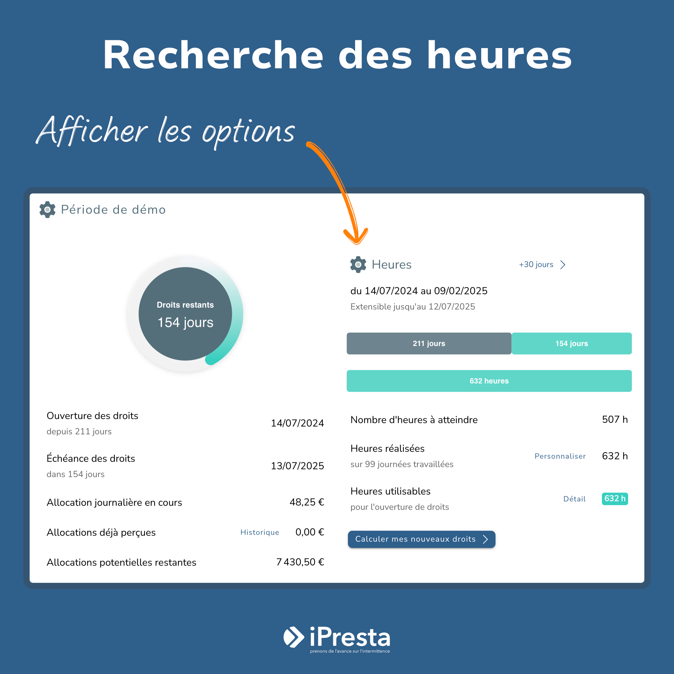 Option des heures
